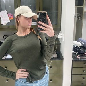 Long sleeve green Banana Republic shirt